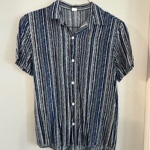 Men Medium Shein Casual Button Up Shirt  NWOT